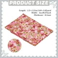 thumbnail image 2 of Tela floral rosa de 59 pulgadas de ancho, patchwork de flores, telas de costura retro estampadas para manualidades y acolchado, 2 of 9
