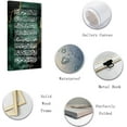 thumbnail image 2 of ZHONGYUTONG Islamic Wall Art Ayatul Kursi Picture Arabic Calligraphy Quran Paintings Allah Canvas Prints Muslim Home Decor Framed (12.00" x 24.00"), 2 of 6