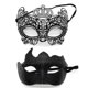 thumbnail image 1 of 2 máscaras de mascarada venecianas, máscara de mascarada de metal para hombres y mujeres, máscaras de fiesta bola de mascarada de pareja, 1 of 2