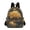 Golden Tree on River Bank, variant on JIALIOU Mini Backpack Purse for Women Quilted Casual Daypack Small Travel Shoulder Bag, Elegant Black Cat
