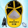 thumbnail image 3 of DC Comics Boys Batman Baseball Cap - Age 4-7 Black/Yellow, 3 of 6