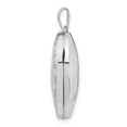 thumbnail image 2 of Pendentif Médaillon Cœur en Or Blanc 14k, 2 of 7