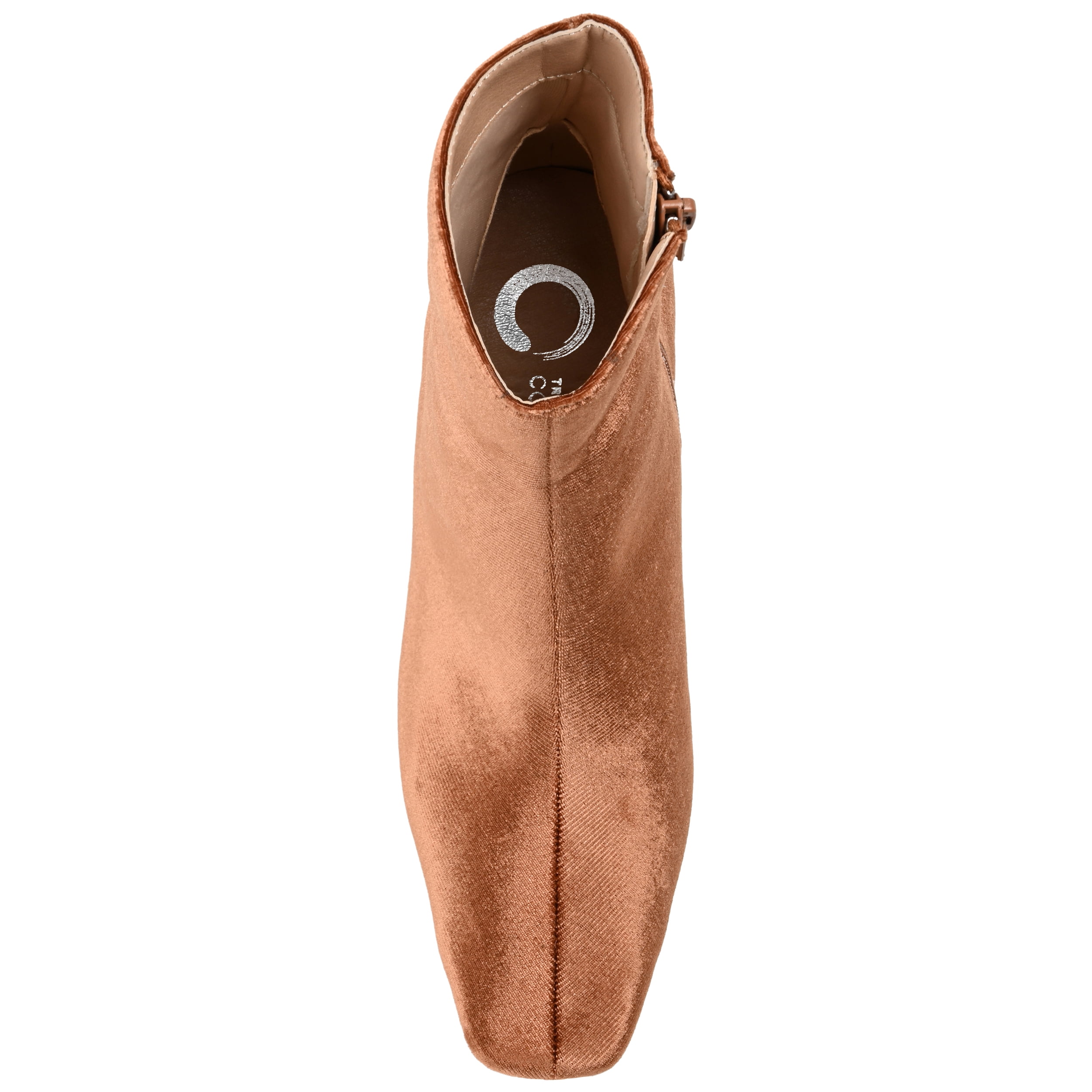 Journee Womens Hazara Square Toe Block Heel Ankle Booties, Widths Available