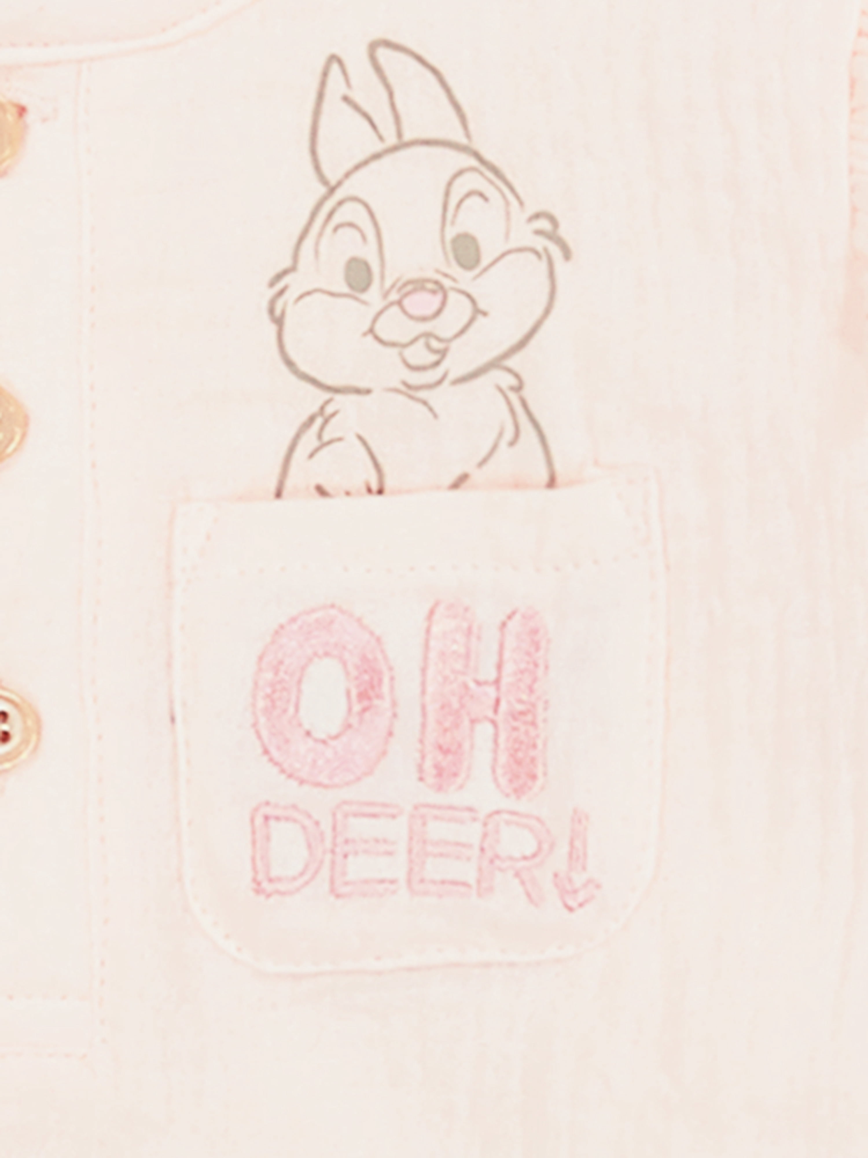 Bambi Baby Girl 2 Pack Rompers, Sizes 0/3 Months-24 Months