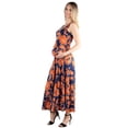 thumbnail image 2 of 24/7 Comfort Apparel Simple Floral Maternity Tank Maxi Dress, 2 of 3