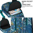 thumbnail image 4 of Crossbody Sling Backpack for Women Men Deep See Ocean Life Whale Turtles Shoulder Sling Crossbody Casual Chest Bag for Travel Sports Running Hiking, 4 of 5