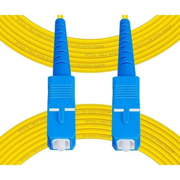 20m(66ft) OS2 SC to SC Fiber Optic Patch Cable Single Mode, Simplex  LSZH, OS1 OS2