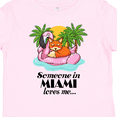 thumbnail image 4 of Inktastic Someone in Miami Loves Me Boys or Girls Toddler T-Shirt, 4 of 5
