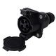 thumbnail image 1 of Type 1 Female Charging Connector, 16A 32A 40A 60A 250V AC, Sae J1772 EV Charger Vehicle End Socket, 1 of 5