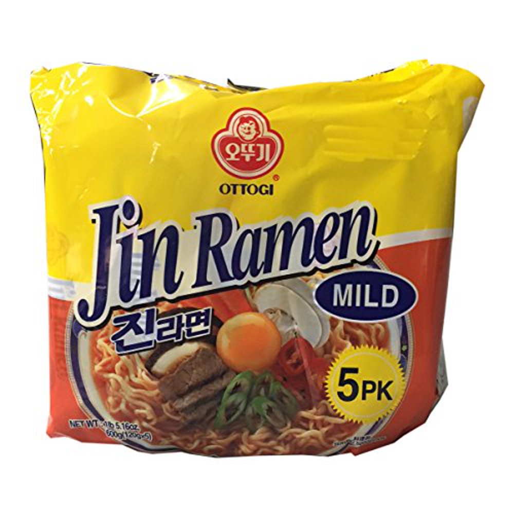 Ottogi Korean Ramen Family Pack (Mild, 1 Pack)