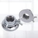 thumbnail image 2 of Barbell Lock Ring Dumbbell Hexagonal Nut Cap For Weight Training Fitness Exercise (silver) (2pcs), 2 of 5