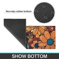 thumbnail image 6 of Pioneer Flower Floral Print Pattern Kitchen Rugs Sets Of 2,Anti Fatigue Kitchen Mat Rugs Non Slip Washable,Decorative Kitchen Floor Mats for Kitchen,Sink,Laundry,17"x30"+17"x47", 6 of 7