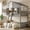 Gray, variant on VECELO House-Shaped Bunk Bed Twin Over Twin, Wood Floor Bunk Bed Frame with Windows & Roof, Solid Wood Bunk Bed, Safety Rails & Ladder Included, Natural+White