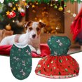 thumbnail image 3 of Comfortable Pet Christmas Vest - Thread Hemming, Printing, Elk Print, Mesh, Photograph Prop - Polyester Christmas Festival Pet Skirt Vest for Puppy, 3 of 8
