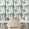 thumbnail image 2 of Ambesonne, Exotic Pattern Peel & Stick Wallpaper for Home, Forest Aura Leaves, 13"x36", Reseda Green White, 2 of 5