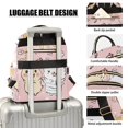 thumbnail image 4 of JIALIOU Mini Backpack Purse for Women Quilted Casual Daypack Small Travel Shoulder Bag, Cute Cartoon Happy Dog, 4 of 7