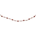 thumbnail image 6 of Northlight Shiny Mirrored Disco Ball Beaded Christmas Garland - 15' x .5" - Crimson Red, 6 of 8