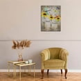 thumbnail image 4 of Christmas Thanksgiving Gift Sunflowers Dragonflies Decor Canvas Wall Art Inspirational Quotes Wall Decor Vintage Wood Farmhouse Floral Painting Artwork Modern Home Decorations 12 x 16 in, 4 of 6
