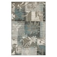 thumbnail image 3 of BNM Floral Damask Indoor Area Rug, 4' x 6', Rivulet, 3 of 6