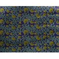 thumbnail image 4 of oneOone Georgette Viscose Fabric Leaves & Floral Block Printed Craft Fabric BTY 42 Inch Wide, 4 of 5