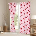 thumbnail image 3 of Homewish Cute Cherry Black Out Curtains,Sweet Cherries Fruit Curtains Pack of 2 (42x63 Each),Pink Red Bedroom Curtains For Girls Kids,Microfiber Bedroom Decor, 3 of 6