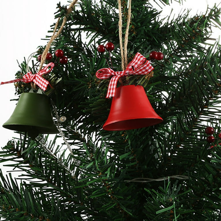 6 Pcs Christmas Bells Ornaments Christmas Jingle Bells Craft Bells Star  Cutouts Christmas Anniversary Bells with Holly Berry for Christmas Tree  Decor Window Door Christmas Holiday Party Supplies 