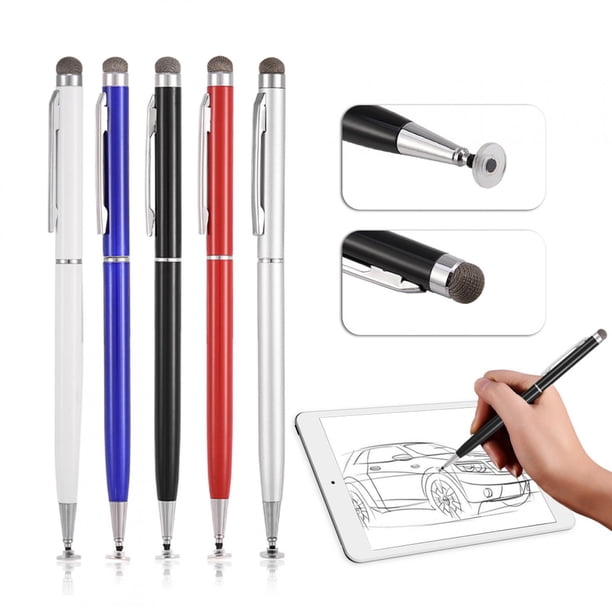 Stylus Pen, lápiz táctil, para móviles y Tablets, Compatible con Todos los Equipos con Pantalla táctil capacitiva, Sensible, Duradera, sin Ruido, Stylus Pen para Escritura y Dibujo, 4 Colores(Plata) ANGGREK Ocean Broad Surfboard Fins