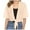 Beige, variant on Ketyyh-chn99 Kimono Cardigan for Women Fall Coat Women Tie Front Chiffon Short Sleeve Cropped Sheer Bolero Cardigan Green,L