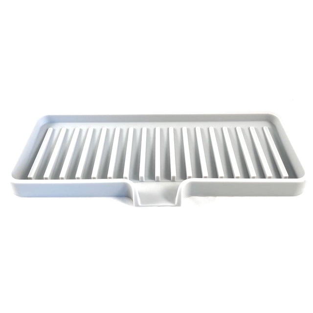 Jabonera y soporte para esponja Happitasa Silicone Grey