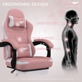 thumbnail image 5 of Auxe Gaxe Gaming Chairs for Adults with Footrest,Ergonomic Fabric PC Gaming Chair,High Back Reclining Computer Desk Chair with Lumbar Support and Headrest, 5 of 9
