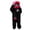 Black, variant on Unisex Monster Onesie Animal Pajamas Cosplay Costume, Big Eyes Wide Mouth Monster Jumpsuit, Funny Character Outfit, Halloween Costume for Couples, Parties, Photos and Lounging, and Events, Black:L