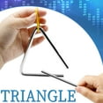 thumbnail image 5 of 3 Pcs Percussion Triangles With Strikers, 4 Inch 5 Inch 6 Inch Steel Triangle Instrument with Striker Rhythm Triangle Instrument Triangle Percussion Instrument, 5 of 5