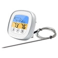 thumbnail image 1 of MORESEC Digital Barbecue Thermometer, Magnetic Back for FTextured Edge Oven, Stainless Steel Probe -20°C to , LCD Display Easy to Read, Countdown Timer Function, Perfect for Grilling Cooking, 1 of 2