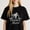 Black-1, variant on Women's Poodle Mom Graphic Tee Stylish Pet Lover Apparel S-4XL Mother's Day Gift