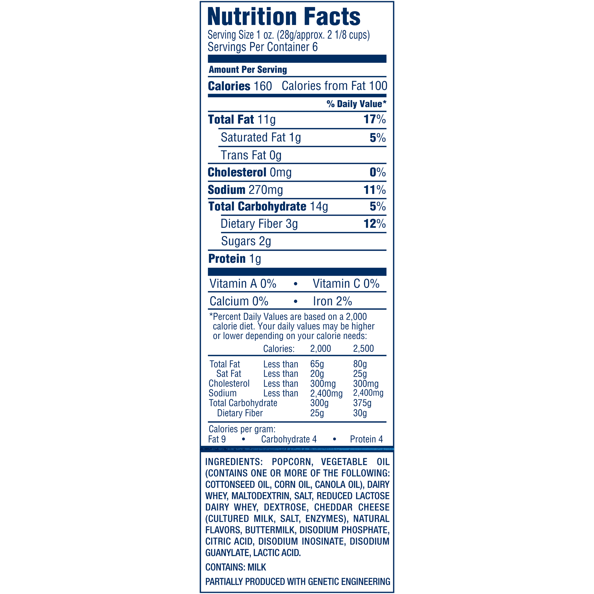 Lance White Cheddar Popcorn Nutrition Facts Besto Blog