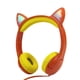 thumbnail image 2 of Auriculares de oreja de gato para con micrófono 85dB límite de volumen naranja, 2 of 9