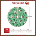 thumbnail image 4 of Bingfone Christmas Tree Skirt Mat Christmas Decoration Interior 48"-Christmas French Bulldog, 4 of 8