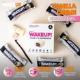thumbnail image 2 of WAKE UP! Caffeinated Vanilla Creme Protein Bars - Proprietary Blend with 350mg Natural Caffeine (1 Bar = 3 Espressos) – Gluten-Free, Vegan, Kosher – Energy Snack for Focus & Clarity – 6 Pack, 2 of 8