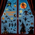 thumbnail image 3 of Halloween Window Clings, 9 Sheets Large Halloween Window Decorations Stickers Double-Sided Removable Glass Window Decals, 3 of 5