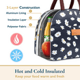 thumbnail image 4 of ComfiTime Lunch Bag - Insulated Lunch Box for Women, 8L or 14 Cans Large Capacity Cooler Bag for Adults & Teen, Cute Aesthetic Lunch Tote for Work, School, Extra Zippered Pocket for Wallet & Phone, 4 of 12