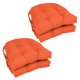 thumbnail image 1 of Cojín redondo Pillow Blazing Needles para silla, 40 cm, paquete de 4 unidades, color mandarina, 1 of 2