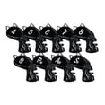 thumbnail image 1 of facefd Couvre-Têtes de Golf Maillet Putter Équipement d'Entraînement Extérieur 9 Pcs Fer Noir, 1 of 5