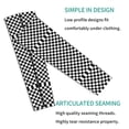 thumbnail image 4 of Black Checkered Compression Sports Arm Sleeve Baseball Football Basketball For Men And Women, 4 of 6