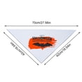 thumbnail image 3 of 1 Pcs Halloween Dog Bandanas, Triangle Dog Scarf Pumpkin Spider Bat Ghost Pet Bandana Bibs Handkerchief For Small Medium Large Dogs Puppy Halloween Holiday Birthday Party Supply, 3 of 7