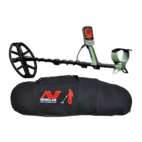 Minelab X-Terra Pro Waterproof, Light, and Compact Metal Detector Bundle