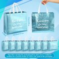 thumbnail image 4 of Sanwuta 12 Bolsas de Regalo Reutilizables Azules 31x12x28 cm, 4 of 6