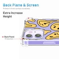 thumbnail image 3 of Yellow Melting Face Clear Case for iPhone 12 Mini,Aesthetic Art Design Case for Men Women,Unique Soft Transparent TPU Bumper Case Cover, 3 of 5