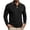 Black-02, variant on LONKITO Long Sleeve Shirts for Men Casual Polo Shirt with Collar Breathable Slim Fit Shirts