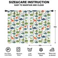 thumbnail image 2 of Blackout Kids Curtains,White Colorful Dinosaurs Pattern Childrens Insulated Curtains Set Of 2,Bedroom Essentials,Toddler Room Decor 42"x63", 2 of 5