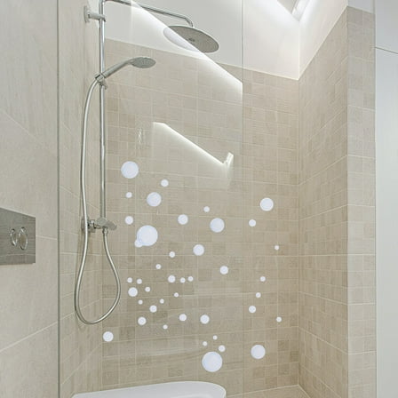 FRCOLOR  4 Sheets Decorative Wall Stickers Bubble Bathroom Decals
